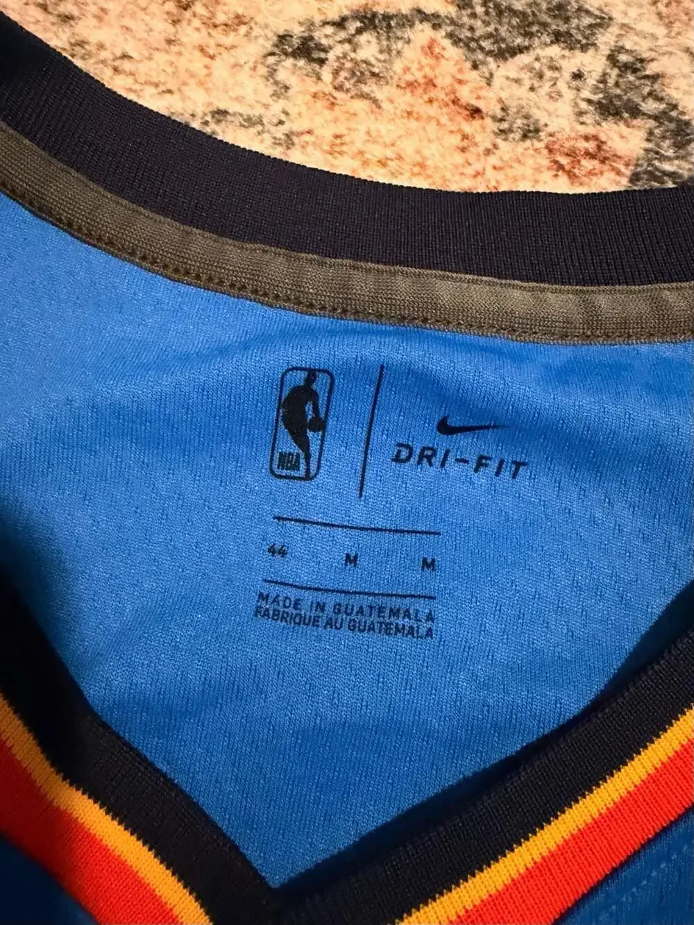 Nike Russell Westbrook Oklahoma City Thunder Icon Edition Swingman Jersey 44